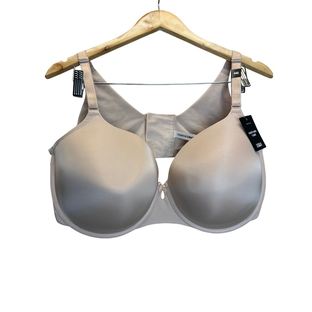 Torrid Curve 360 Sexy T-Shirt Bra 44G‎ Lightly Lined Full Coverage Nude NWT